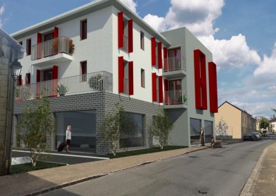 collectif logements sociaux commerces envie d'architecture habitat réalisations vue